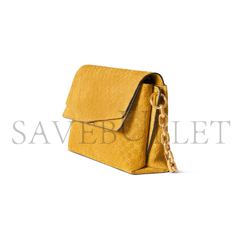 GUCCI MEDIUM SHOULDER BAG WITH CHAIN 857622 (28*16*7cm) 